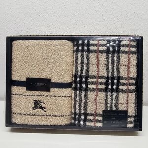 Burberry Nishikawa Nova Check Face Towel Gift Set With COA 100% Cotton
